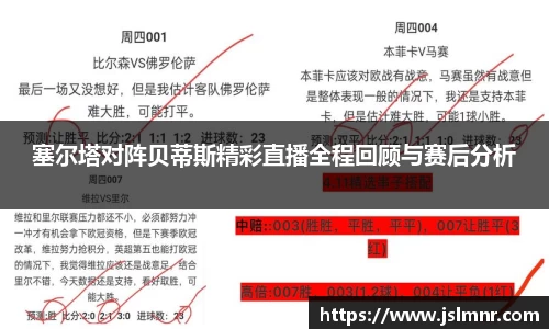 塞尔塔对阵贝蒂斯精彩直播全程回顾与赛后分析